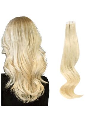 ABH AmazingBeauty Hair 24" Tape in Remy Human Hair Extensions - 20 Pieces